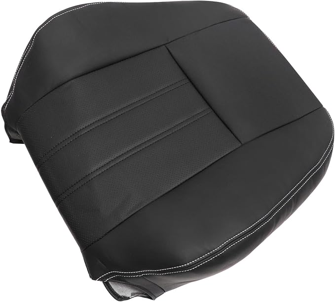 FZJDSD Black Driver & Passenger Side Bottom & Top Microfiber Leather Seat Covers Compatible with Chrysler Town and Country 2011 2012 2013 2014 2015 2016 Compatible with Dodge Grand Caravan 2008-2020