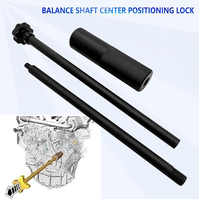 Balance Shaft Removal and Installation Tool Kit for Jaguar Land Rover AJ200 2.0L Diesel Engine Evoque PT204 Petrol Engine - Oil Pump Sprocket Holding Tool, JLR-303-1681