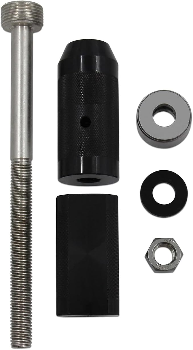 9U-6891 Injector Sleeve Cup Remover Installer Tool Set Compatible with CAT Caterpillar C10 C12 C15 C-16 C-18 and 3406E Engines Heavy Duty Steel 4K-0367 128-7889 9U-7258 5P-8247(6 PCS)