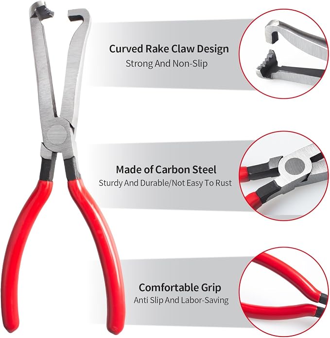 3 PCS Electrical Disconnect Pliers for Cars, Electrical Connector Separator Tool and Automotive Electrical Connector Pliers