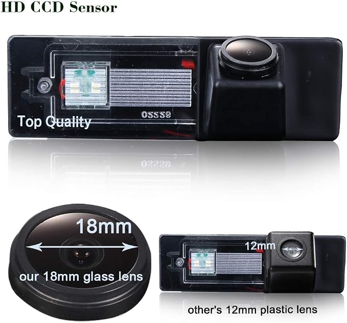 HD IP68 1280Pixels 170° Rear View Reversing Camera Compatible with B M W 120i E81/E87/F20/135i/640i/116i/Z4 E89/Mini Clubman/Convertible/countryman/couper/R55 R57 R60 R55N R56N R57N/R50/Cooper R52/R53