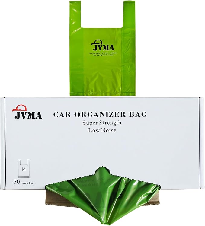 JVMA Car Trash Bag Hanging Hook Car Garbage Bag, 1 Hook 1 Gallon100 Bags