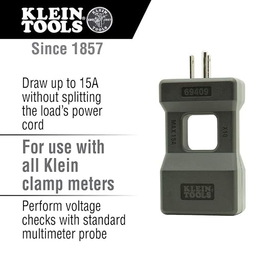 Klein Tools Digital Clamp Meter Bundle with Line Splitter