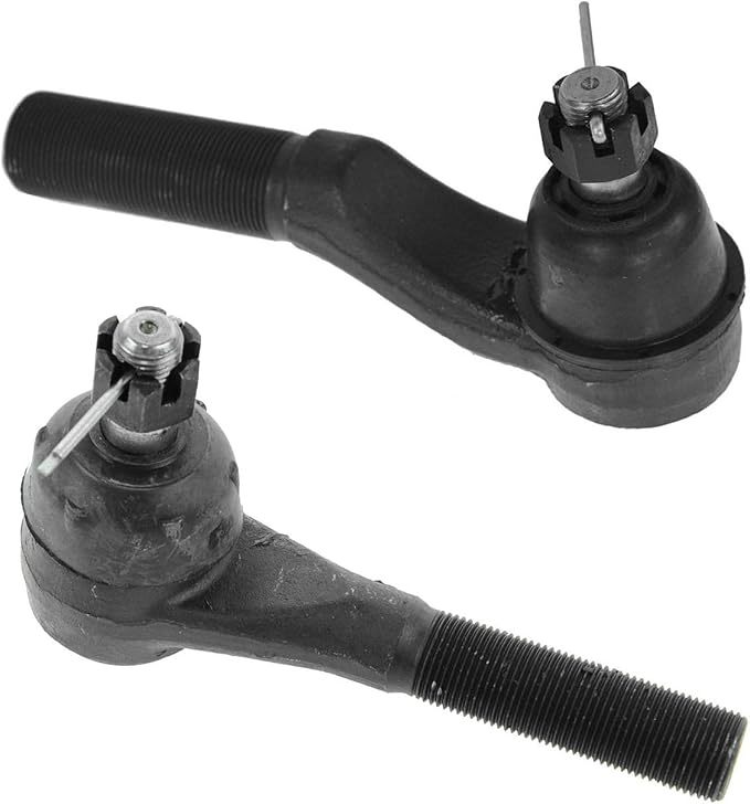TRQ Front Outer Tie Rod Set 2 Piece Compatible with 1980-1996 Ford Bronco 80-83 F-100 80-96 F-150 80-97 F-250 97 F-250 HD 80-97 F-350 83-92 Ranger