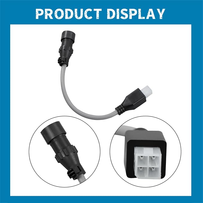 Handheld Adapter Connection Cable Replacement for EZGO TXT RXV Replacement for Curtis 1313 Handheld or 1314