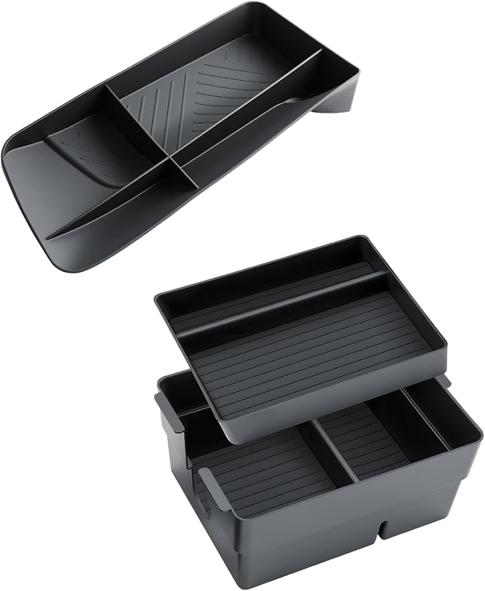 SKTU 3Pack for 2025 2026 2027 Lexus TX Dashboard Storage Box for 2025-2027 Lexus TX 350/500h/550h+ Double Layers Center Console Organizer & Dashboard Organizer Lexus TX 2025 2026 2027 Accessories