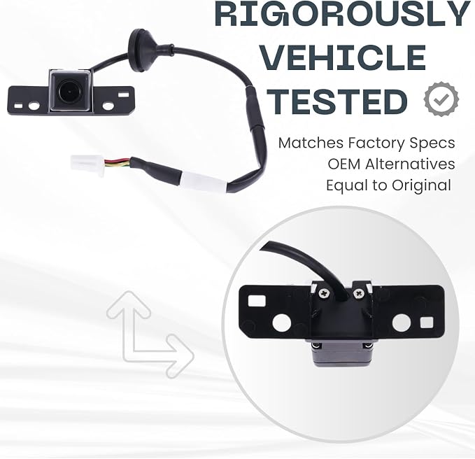 Backup Camera Replaces for 2013 2014 2015 2016 2017 Nissan Leaf Part # 284423NH2A 284423NH1A 284423NH0A (28442-3NH2A 28442-3NH1A 28442-3NH0A)