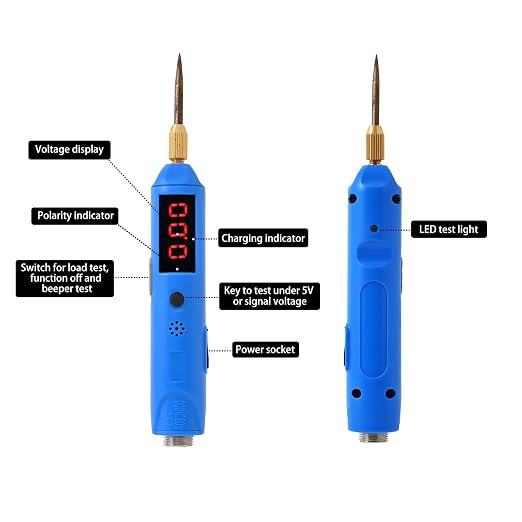 LZ880 0-80V Multifunctional Test Light Automotive, 12V Digital Tester Probe with Voltmeter, 12 Volt Auto Fuse Car Voltage Electrical LED Circuit Tester