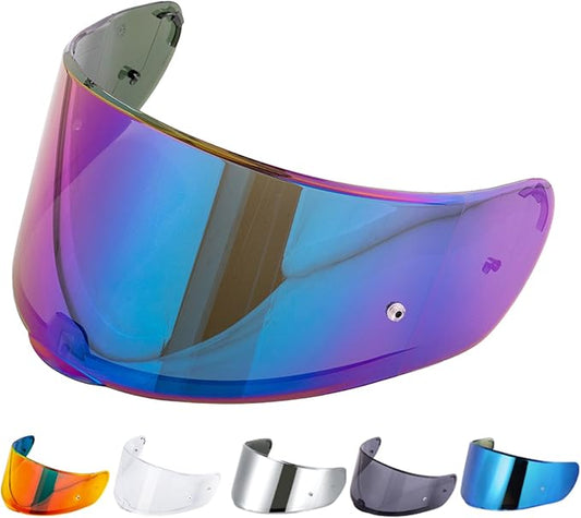 Helmet Visor Shield for SEDICI Strada II and Strada 3 /FF397/FF801 Motorcycle Helmets Visor (Rainbow)