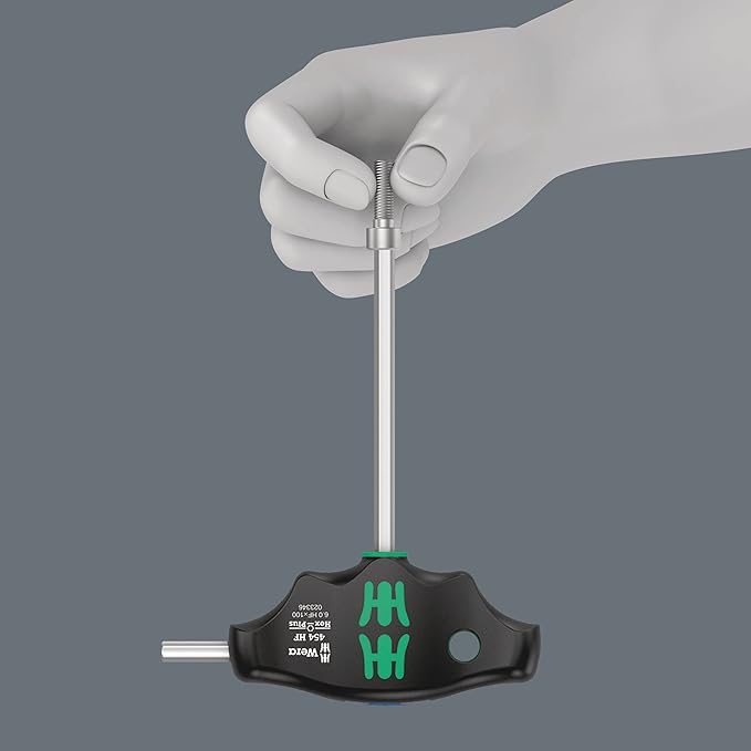 Wera - 05136070001-454/5 HF SHK Set 1 Screwdriver set T-handle screwdriver Hex-Plus with holding function, 5 pieces