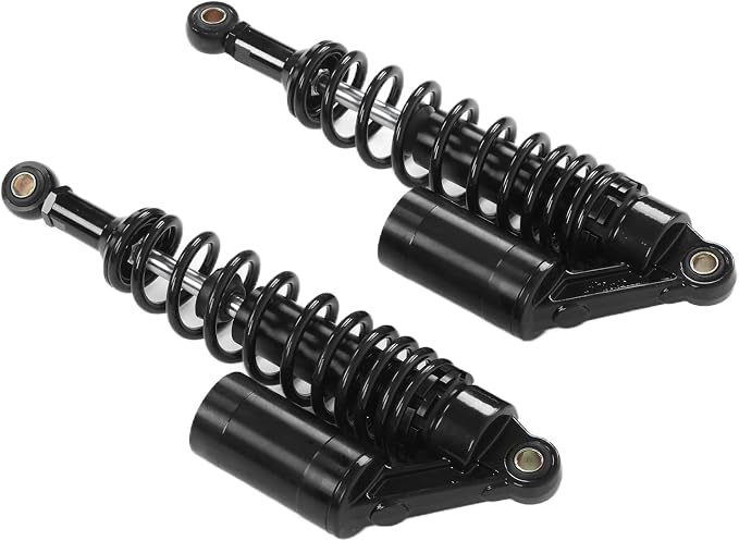 Keenso 13.5 Inch Aluminum Motorcycle Shock Absorbers, ATV Suspension, Universal Fit, Smooth Action, All Alloy Construction, Dirt Bikes, Sport Bikes, Go Kart, Quad, Comfort Damper