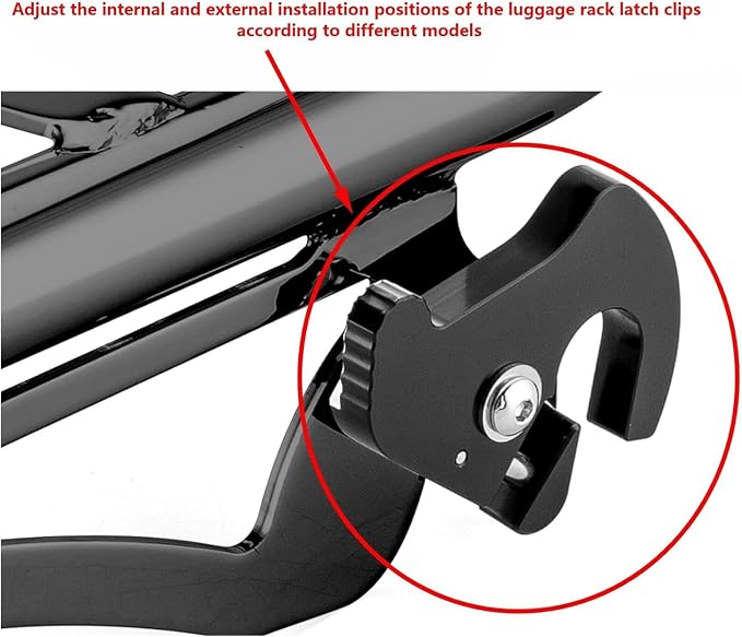 Detachables Luggage Rack Compatible with Harley Road Glide,Electra Glide,Street Glide,Road King 2009-2025 2026