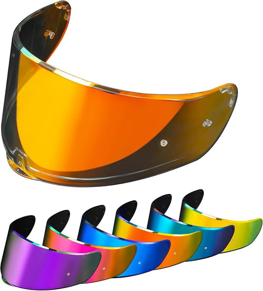PSLER Sedici Strada 2 Visor - Sedici Strada 2 and Strada 3 Face Shield Motorcycle Helmet visor Accessories Replacement for LS2 FT2 VECTOR Sedici Strada 2 Strada 3 FF801 FF397,Transparent Red