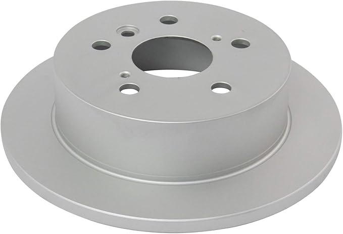 TRQ Rear Brake Rotor Set Coated Compatible with 2002-2003 Lexus ES300 2004-2006 Lexus ES330 2005-2007 Toyota Avalon 2002-2006 Toyota Camry 2004-2008 Solara