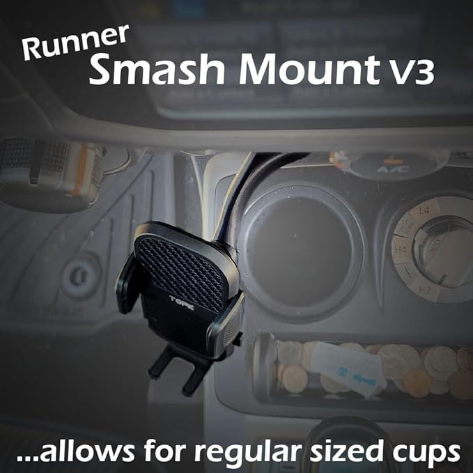 The Runner Smash Mount V3 5th Gen 4Runner Phone Mount w/Basic Phone Holder