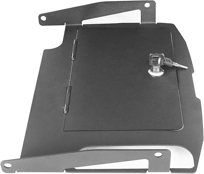 Hooke Road RAM 1500 Security Console Safe Locking Vault Box Center Console Interior Storage for Dodge RAM 1500 09-18 Pickup Truck