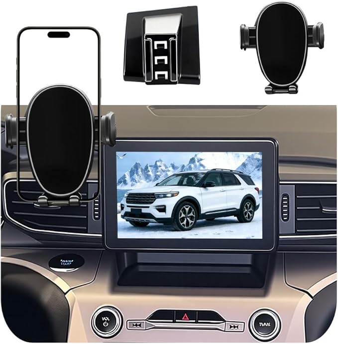 Car Phone Holder for Ford Explorer (2020-2023 2024),Dashboard Phone Mount,360 Phone Holder Rotating,Hands Free Mobile Holder,Car Mount for iPhone,Samsung & Android,2022 Explorer Interior Accessories