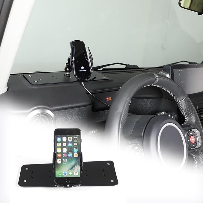Car Central Control Multi-Function Phone Bracket Compatible with Ineos Grenadier 2020-2026 Dash Panel Cell Phone Holder Insert Accessories (Type F, Style B)