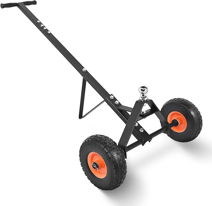 Nilight Boat Trailer Dolly Solid Steel Heavy Duty 600 Pound Capacity with 10" Polyurethane Tires 1-7/8" Hitch Ball