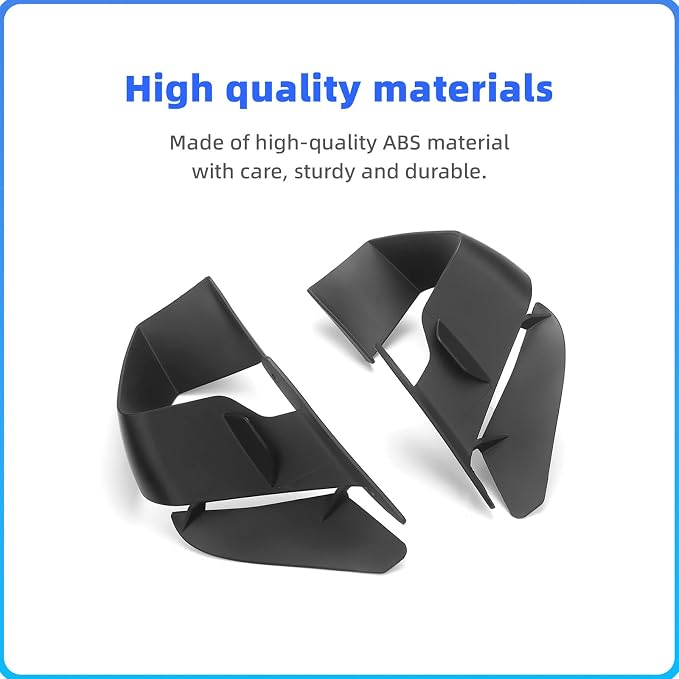 Motorcycle Winglets Fits for S1000RR Fixed Wind Wing Aerodynamic Winds Spoiler Fairing Kits Fit for BMW S1000RR S 1000 RR 2015-2022 (Gloss Black)