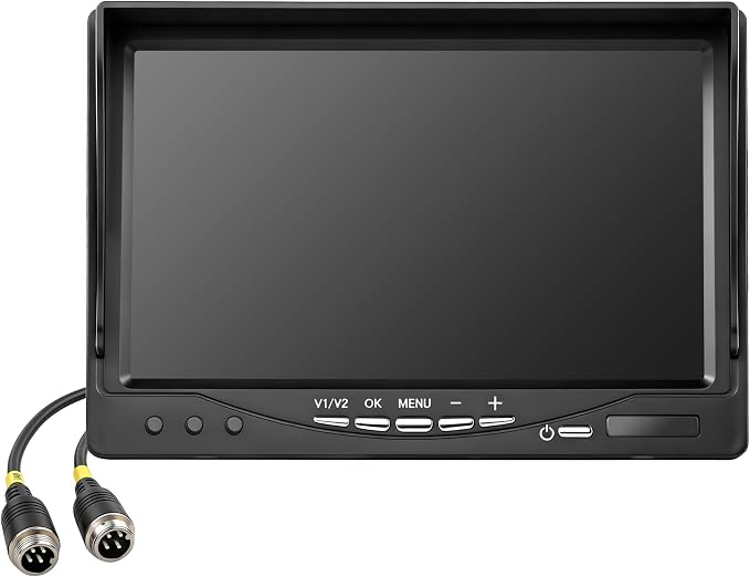 7-inch Single Monitor with Dual Camera Interfaces. Compatible with Y1 and Y6 Wired Camera Systems. Please Consult The Seller to Confirm Compatibility Before Purchase. (Model: Y1M)