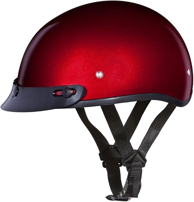 Motorcycle Helmet Half Skull Cap - Lightweight & Stylish DOT Approved Helmets for Adults - Perfect for Men and Women Riders - Comfortable & Secure Fit- Stylish Protection for Everyday Riding