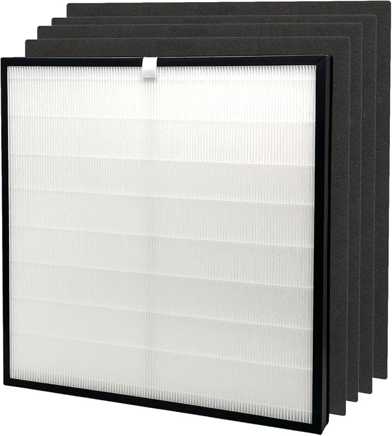1183050K Replacement Filter Compatible with Whirlpool Whispure Whispure Pro 2000 WPPRO2000 Series Air Purifiers,high - efficiency air filter Activated Carbon Pre-Filters