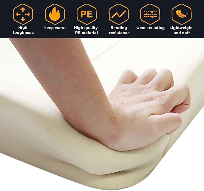 SecosAutoparts Driver & Passenger Side Bottom Microfiber Leather Seat Cover & Foam Cushion Compatible with Toyota 4Runner 1996 1997 1998 2000 2001 2002 Oak Tan