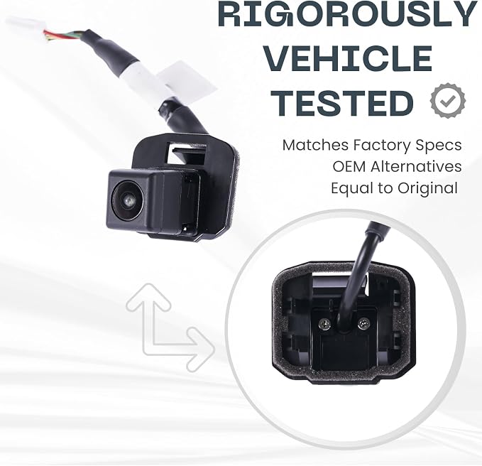 Backup Camera Replaces for 2016 SUBARU IMPREZA WAGON/SEDAN/XV CROSSTREK HYBRID | 2016 2017 CROSSTREK/XV CROSSTREK OE Part # 86267FJ500