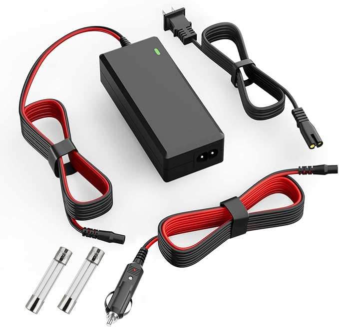 WUKUR 14V Charger Cable for NOCO Boost UltraSafe Jump Starter Compatible with NOCO GB70 GB150 GB250+ GB251+ GB500 GB500+ NOCO Boost UltraSafe Portable Lithium Jump Starter Battery Power Adapter Set