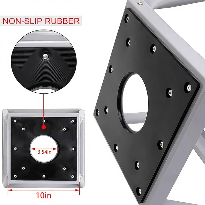 Dirt Bike Stand Detachable Stand Universal Anti-skid Maintenance Steel MX Heavy Duty for Most Motorcycle Dirt Bike Ebikes like Surron CR250 EXC 250 CRF230 YZ250F KX100 KLX110 and More-Gray