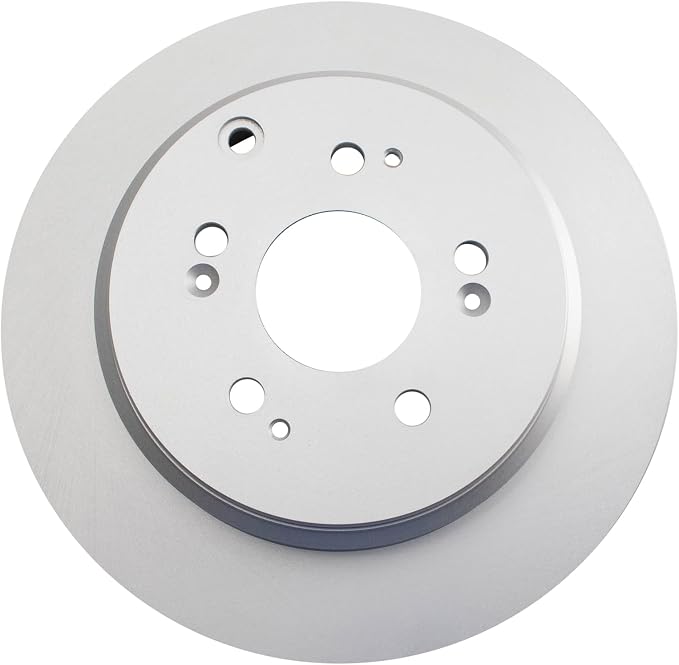 TRQ Rear Brake Rotor Set G Coated Solid Compatible with 2007-2013 Acura MDX 2010-2013 ZDX 2011-2017 Honda Odyssey 2009-2015 Pilot
