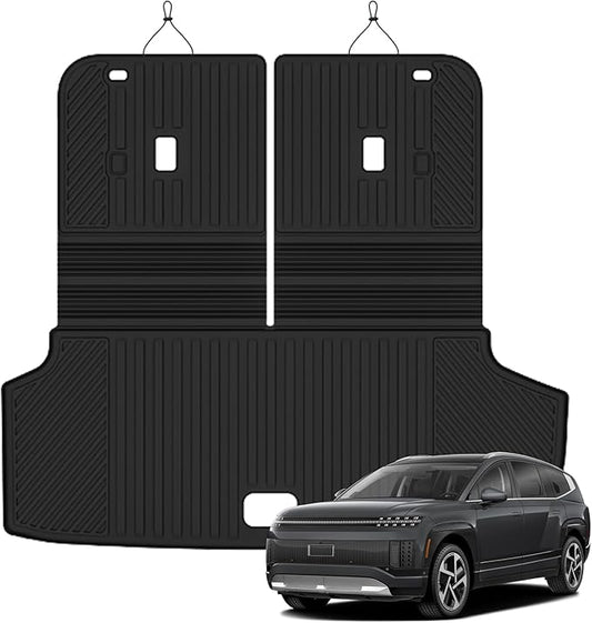Cargo Mat for 2026 Hyundai Ioniq 9, All Weather TPE Cargo Liner with Backrest Mats Protectors for Hyundai Ioniq 9 Trunk Mat Accessories