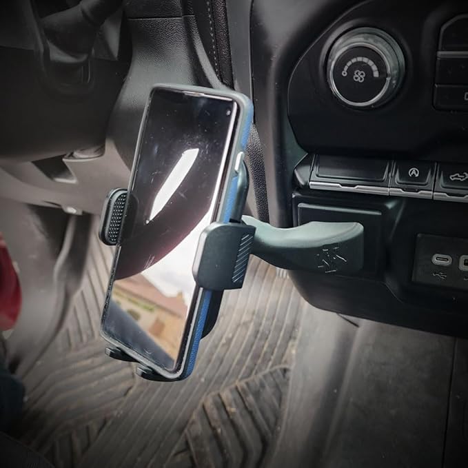 Smash Mount Twist - Raido, Dashboard Silverado Phone Mount 2019, 2020, 2021, Cellphone Holder, Dashboard Accessories, Driver Side Mount (Standard)