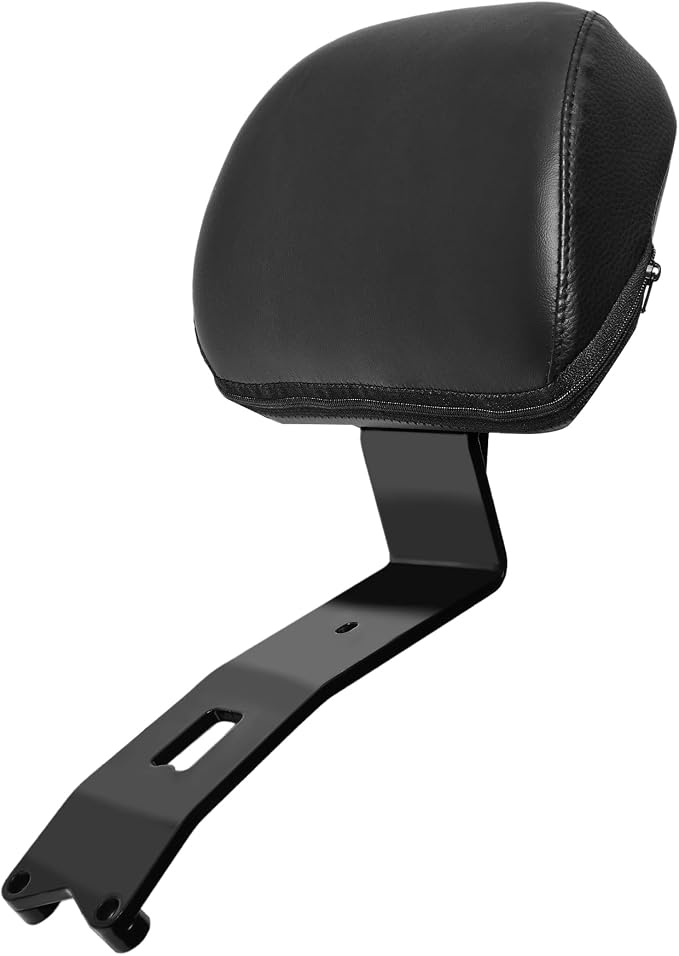 Motorcycle Bolt-on Driver Backrest, Front Rider Back Rest with Thick Cushion Pad for Indian Scout Sixty, Bobber, Classic Solo Seat 2025+ Models Accessories