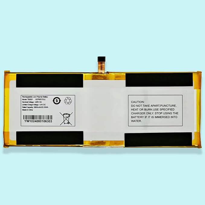 TB2021 Replacement Battery for AUTEL MaxiBAS OTOFIX IM1 IBQ069GA 5800mAh 3.85V Li-ion Rechargeable Battery