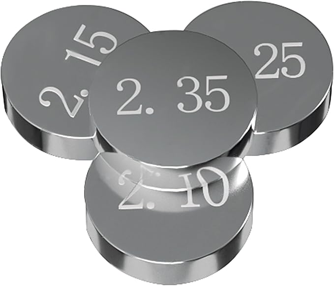 Road Passion 7.48mm Valve Shims Kit 1.2mm-3.5mm in 0.05mm increment 188 Pieces Replacement for Suzuki RF900 1994-1997/ RMZ250 2004-2018/ SV650 1999-2008/ SV650A ABS 2007-2008