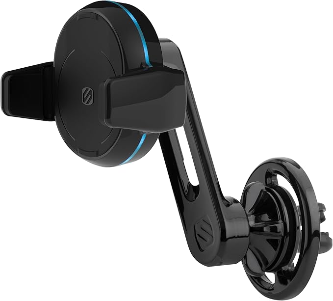 Scosche MGQVP-XTET MagicGrip FreeFlow Autogrip Wireless Charging Vent Phone Mount for Car in Black