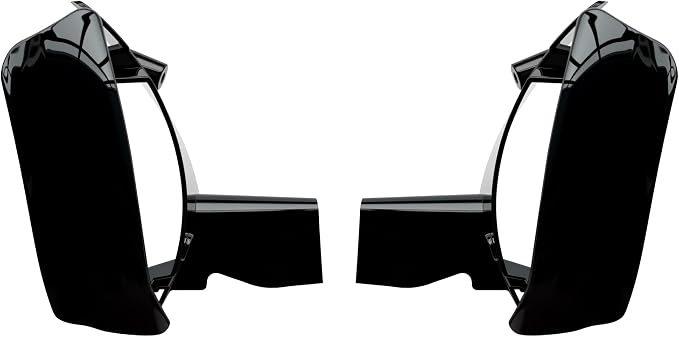 Side Wings Wind Air Deflector Fairing Fit for Harley 2024-2026 CVO Road Glide ST FLTRXSTSE 2024-2026 Road Glide FLTRX 2023-2025 CVO Road Glide FLTRXSE (Black)