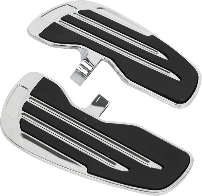 Motorcycle Driver Floorboards Foot Pegs Compatible with Indian Scout Sixty Bobber Replacement Part 2015-2024 Chrome