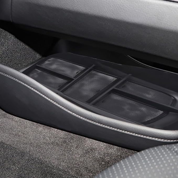 ABS Car Storage Box Central Control Lower Storage Box Tray,Fit forMercedes-Ben-z EQE EQS 2022-2024,Center Console Organizer Lower Tray Central Control Storage