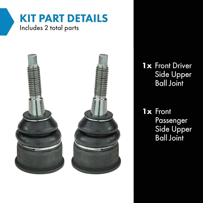 TRQ Front Upper Ball Joint Driver and Passenger Side Compatible with 2002-2005 Ford Explorer 2003-2005 Lincoln Aviator 2002-2005 Mercury Mountaineer
