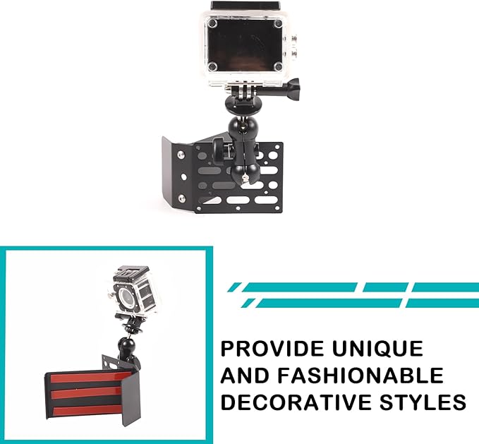 Car A-Pillar Handle Action Camera Mount Multifunctional Compatible with Ineos Grenadier 2020-2026, Automotive Driver Side A-Pillar Interior Extended Phone Holder Accessories