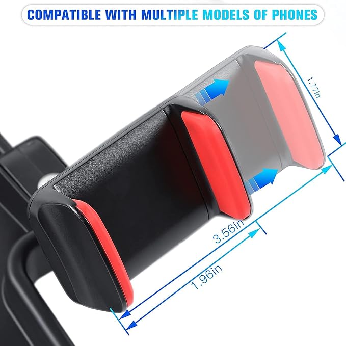 CheroCar Dash Multi-Mount Phone Holder Stoage Tray Cellphone System Kit & Gear Shift Storage Box for or 2018-2022 Jeep Wrangler JL, fits for 2020-2022 Jeep Gladiator JT