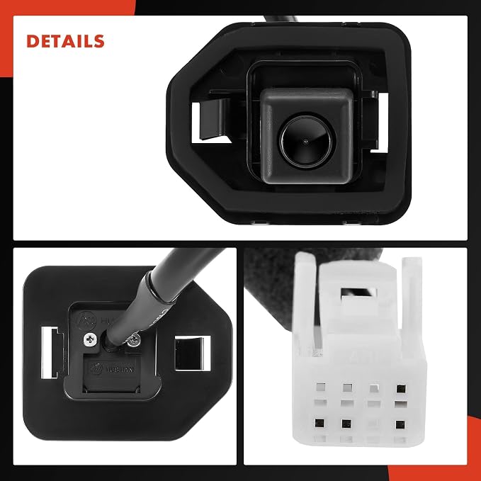 A-Premium Rear View Backup Camera Compatible with Nissan | Parking Camera for 2016 2017 2018 Altima Sedan - Replace# 28442-9HS2A