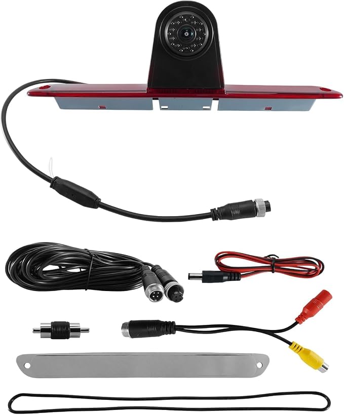 Brake Light Rearview Backup Camera Fit for Mercedes-Benz Sprinter, Dodge Sprinter, VW Crafter Vans 2007-2018, Rear View Reverse Parking Camera with 6 IR LEDs