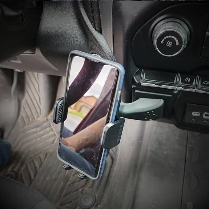Smash Mount Twist - Raido, Dashboard Silverado Phone Mount 2019, 2020, 2021, Cellphone Holder, Dashboard Accessories, Driver Side Mount (Standard)