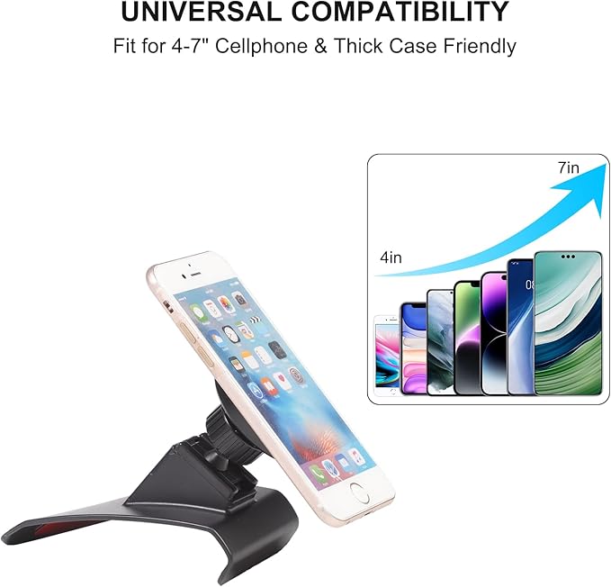 TOYCIDFG Magnetic Phone Holder Compatible with Porsche Cayenne 2024-2026, Center Console Attached Phone Mounted Accessories