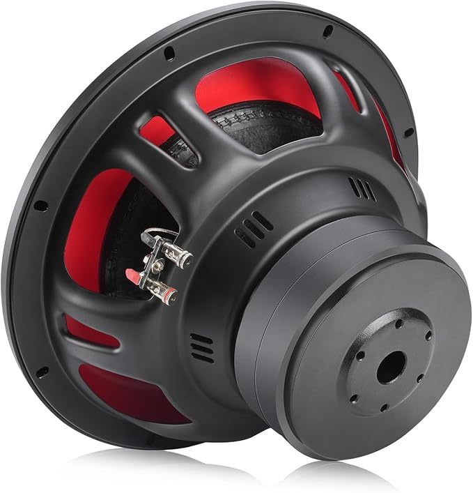 Seventour 12" 1400W Max Power Dual 4 Ohm Car Subwoofer,Dual Voice Coil High-Strength Dual Magnets,Foam Surround for Vehicle Stereo Sound System (12" - Dual 4 Ohm)