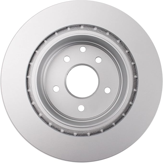 TRQ Rear Brake Rotor Set G Coated Vented Compatible with 2005-2017 Infiniti G35 M35 M45 EX35 G25 G37 Q40 QX50 EX37 2005-2020 Nissan 350Z 370Z 2023-2024 Z